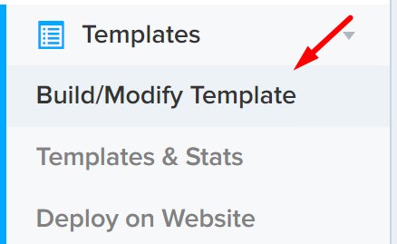 How to build and modify a template with CPABuild