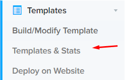 This should help you find your way toiwards the templates and stats page.