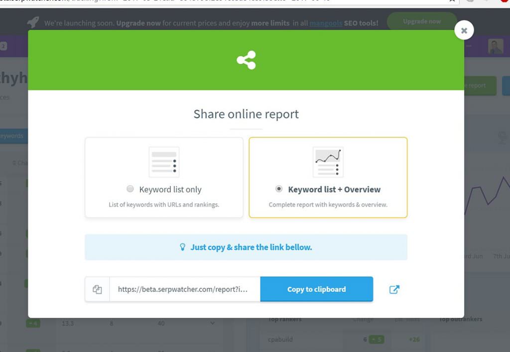 share report serpwatcher review