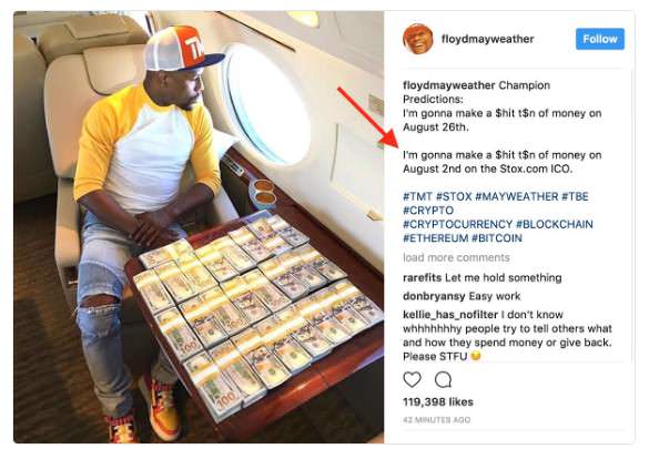 Floyd Money Mayweather Cryptocurrency