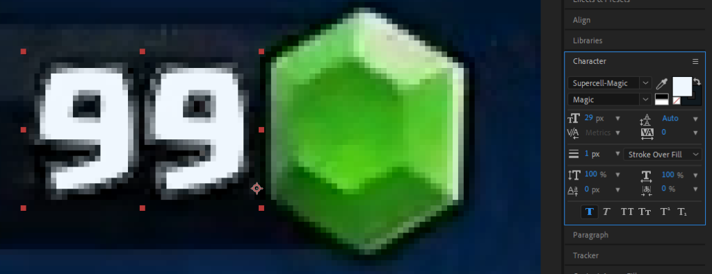 modify text