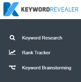 Here is a screenshot of Keyword Revealer's three main tools.